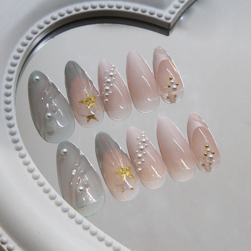 Künstlerische Gel Press-On Nagelspitzen Karnz