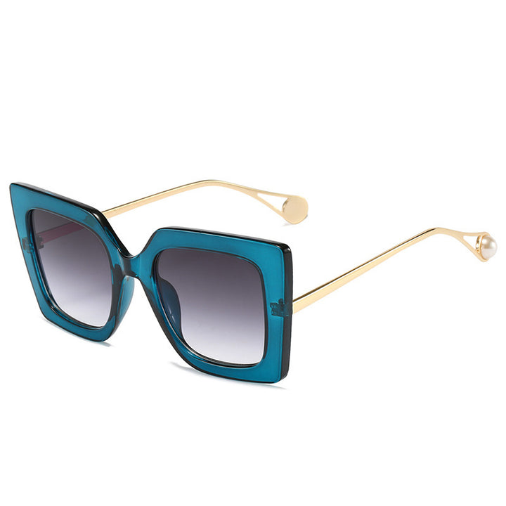 Oversized Geometrische Mode Sonnenbrille Karnz
