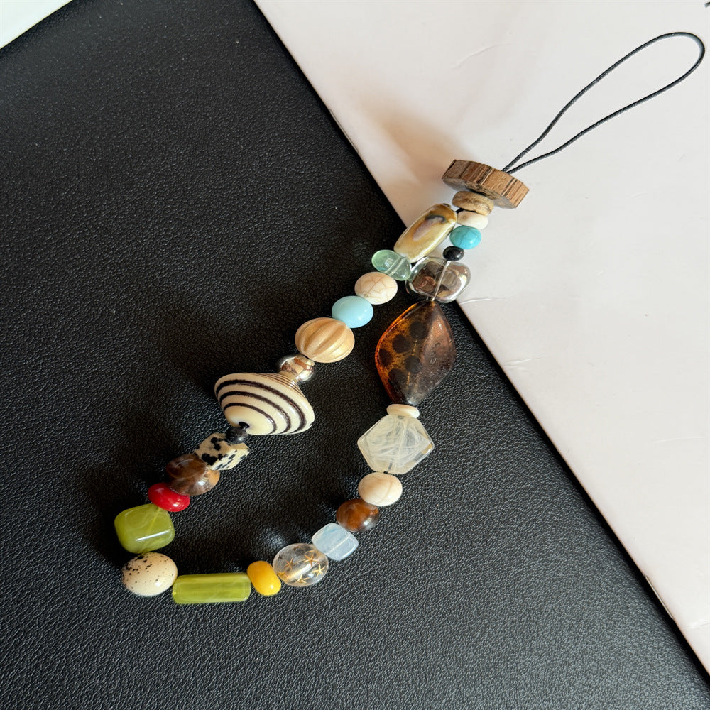 Bunte handgefertigte Perlenlanyard Karnz