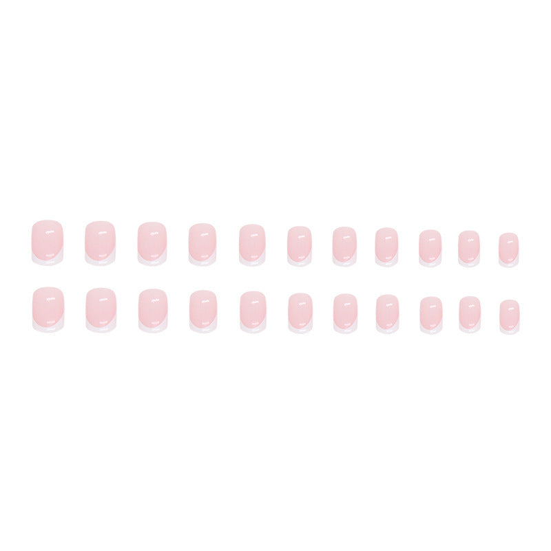 Elegantes französisches Tip-Acryl-Nagel-Set Karnz