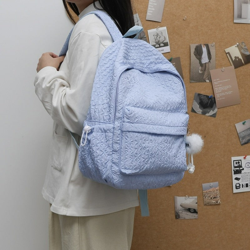 Strukturierter gesteppten Rucksack