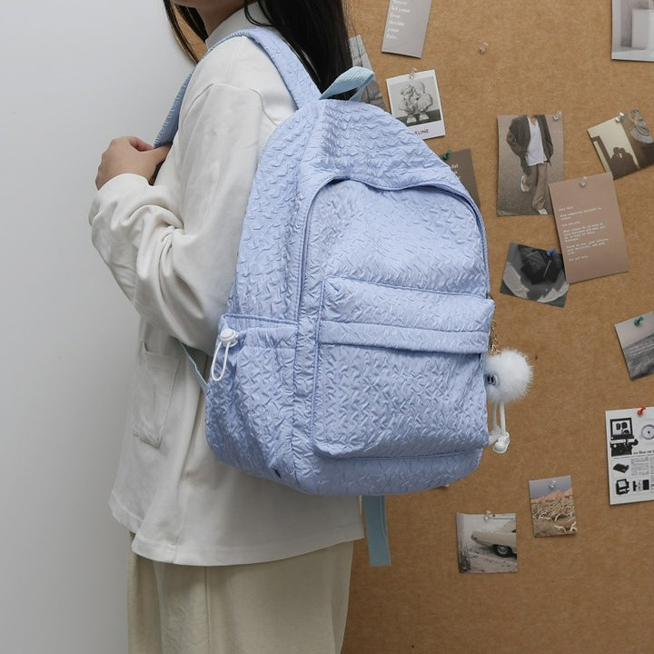 Strukturierter gesteppten Rucksack