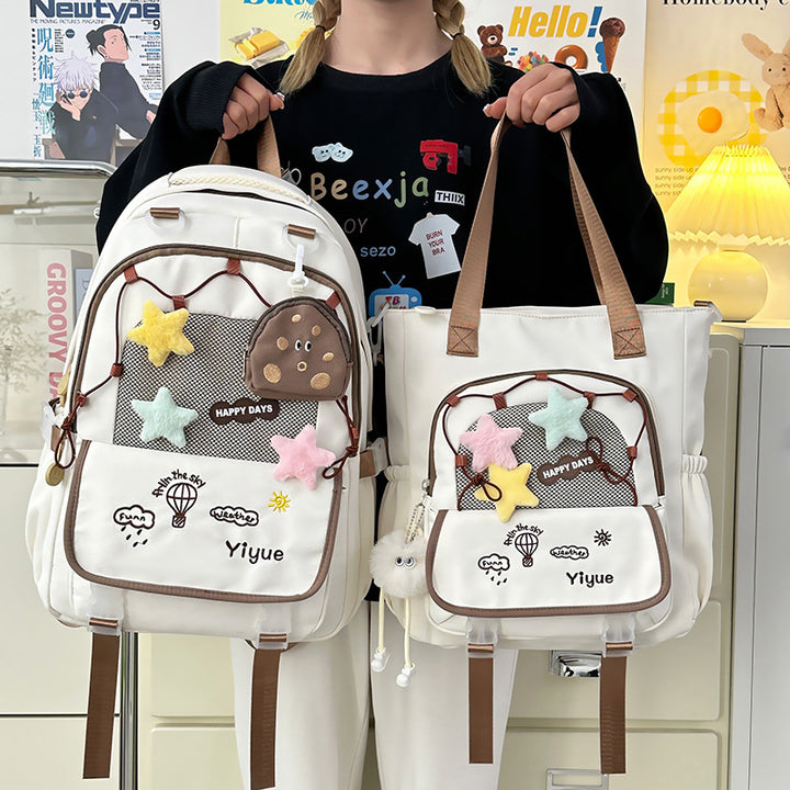 Verspieltes Rucksack-Set