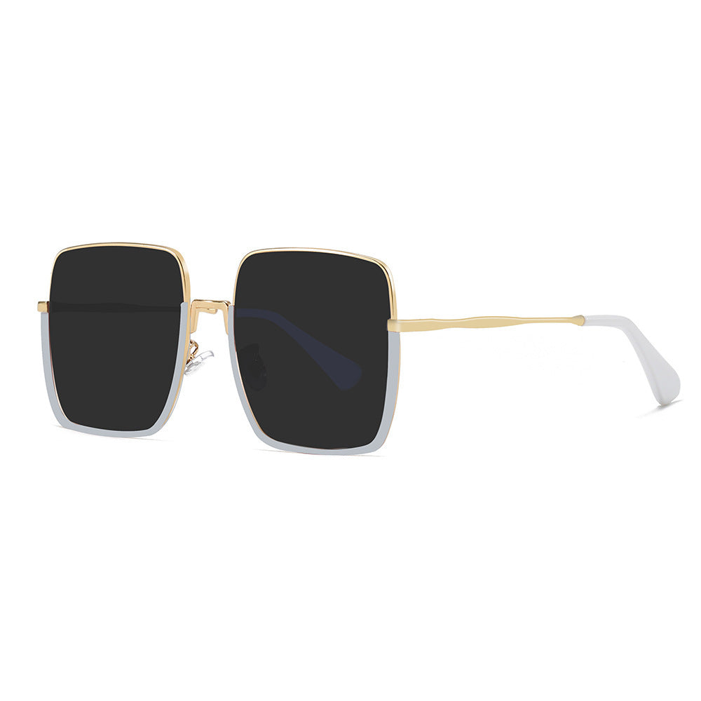Damen Luxus-Sonnenbrille mit stilvollem eckigen Rahmen und UV-Schutz Karnz