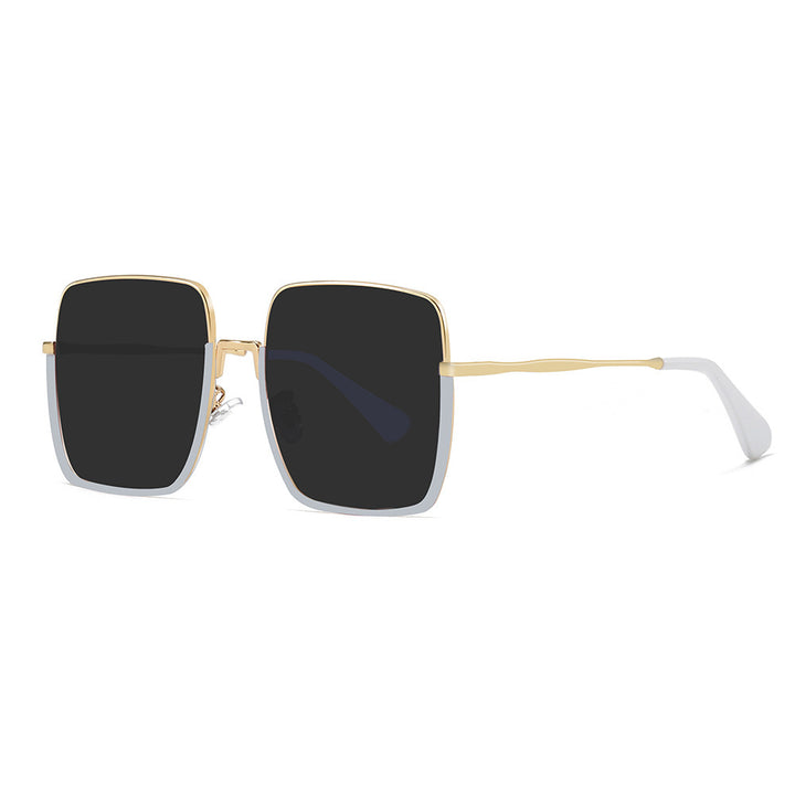 Damen Luxus-Sonnenbrille mit stilvollem eckigen Rahmen und UV-Schutz Karnz
