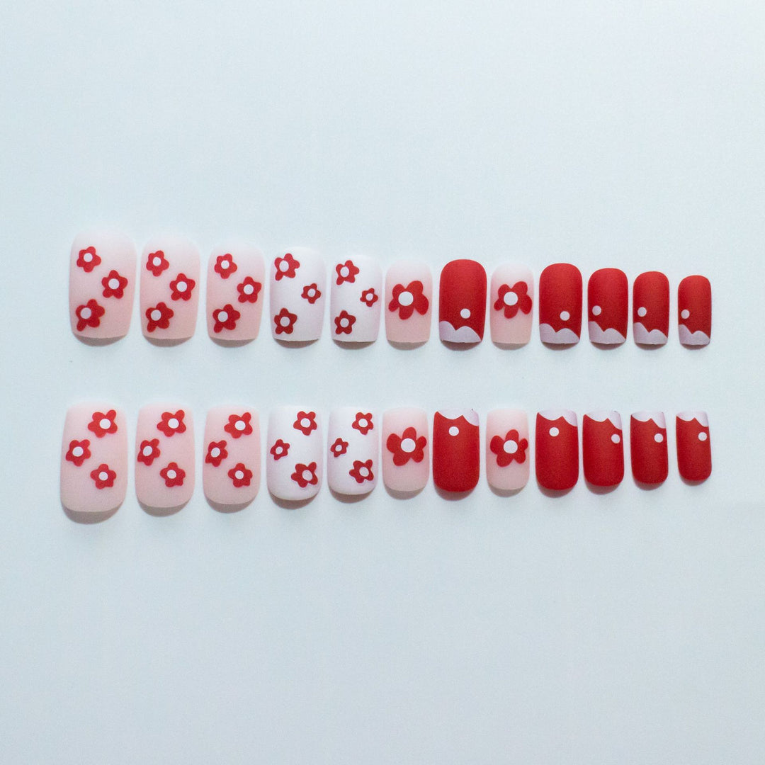 Künstlerisches Floral Nail Art Set