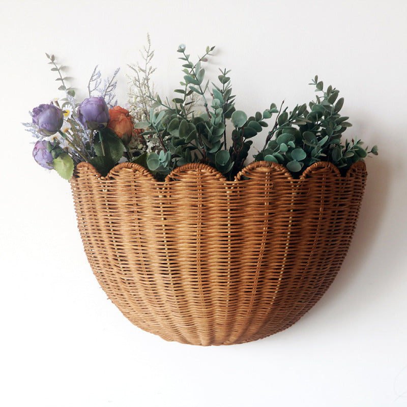 Dekorativer Geflochtener Blumentopf Karnz