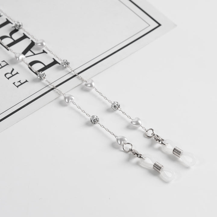 Elegante Perlenbrille Kette Karnz