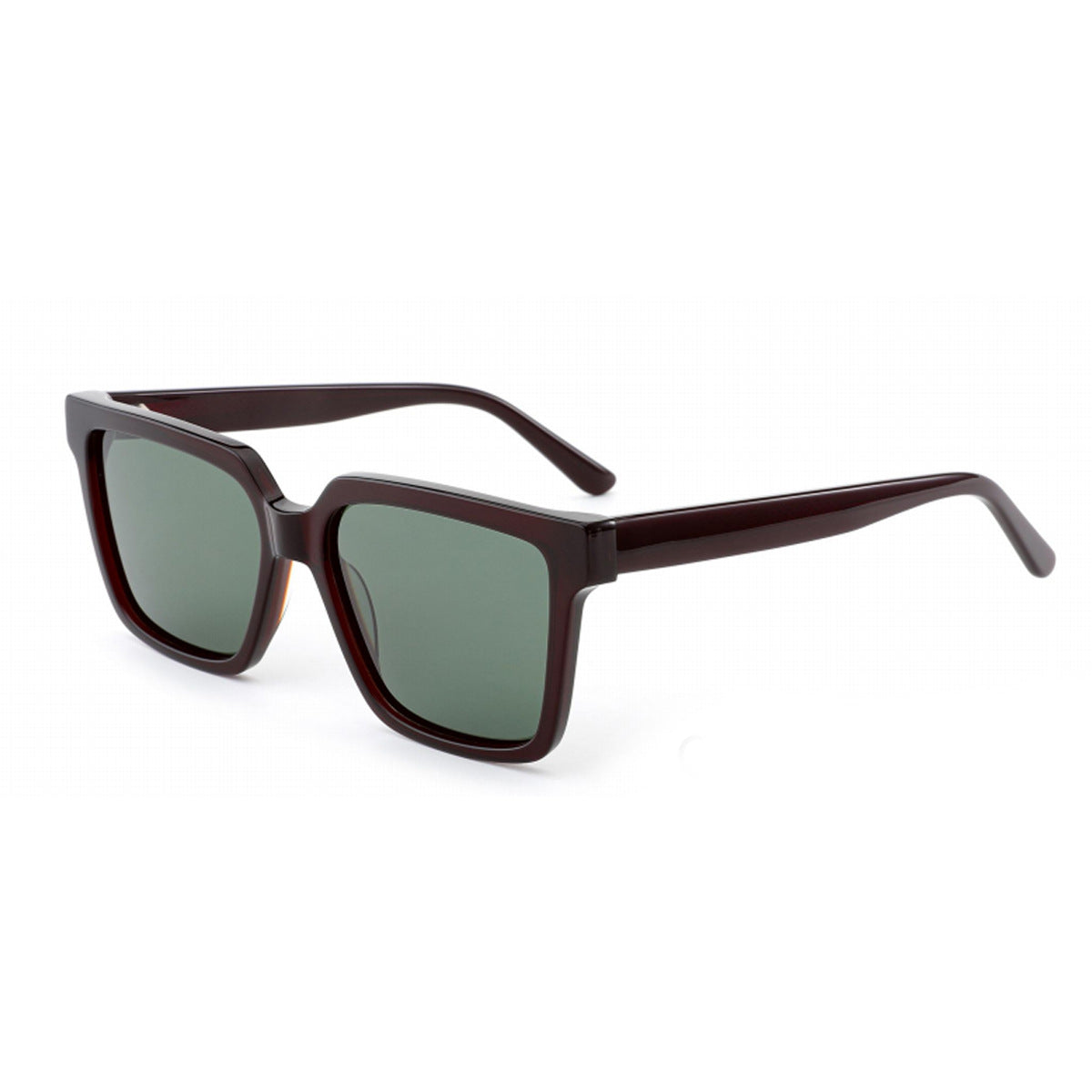 Damen quadratische Sonnenbrille mit modernem Kunststoffrahmen und UV-Schutz Karnz