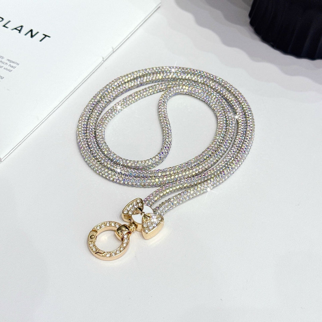 Elegante Strass-Brillen Kette Karnz