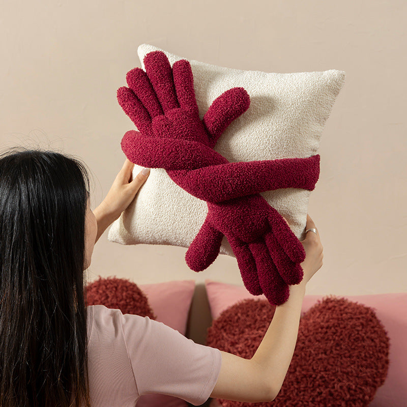 Kuschelige Bouclé-Fleece-Handschuhe mit wärmendem Thermfutter Karnz