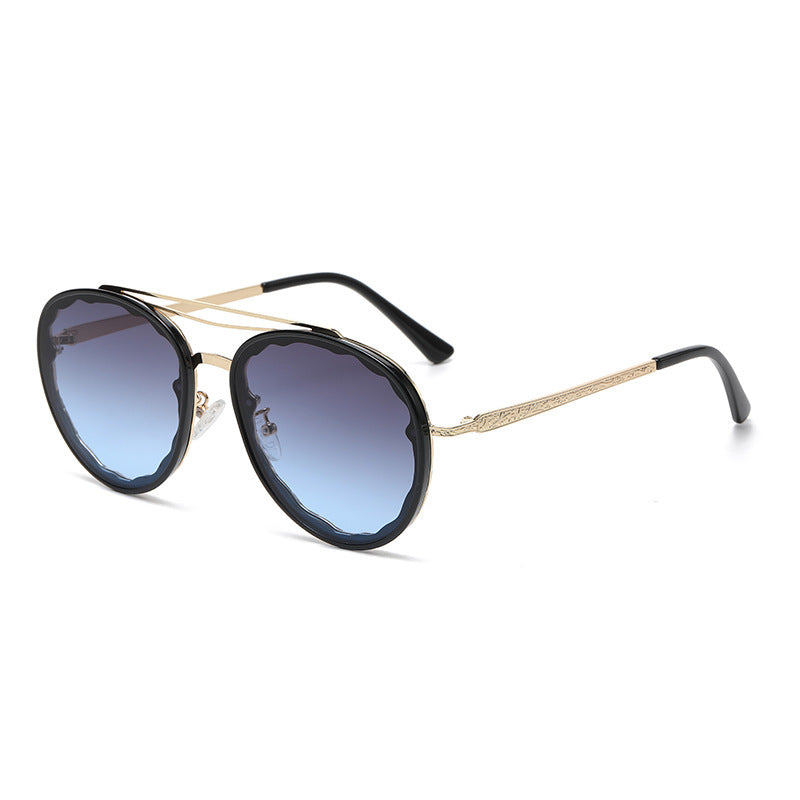 Damen Modern gestaltete Sonnenbrille im eleganten Oversize-Stil Karnz