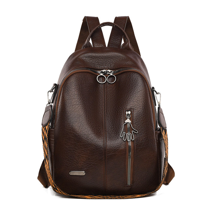 Lässiger Leder-Rucksack Karnz