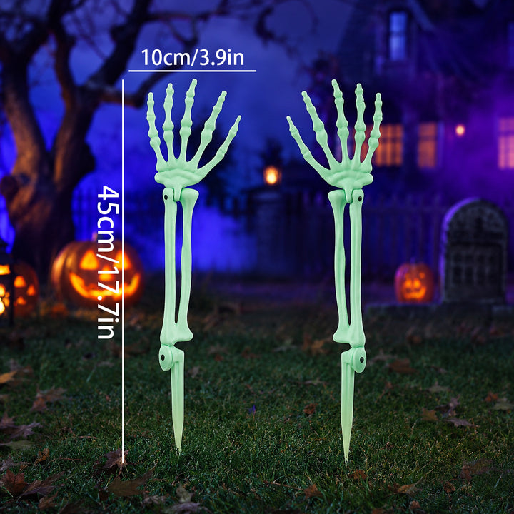 Gruselige Halloween Deko-Skelett-Baumstämme Karnz