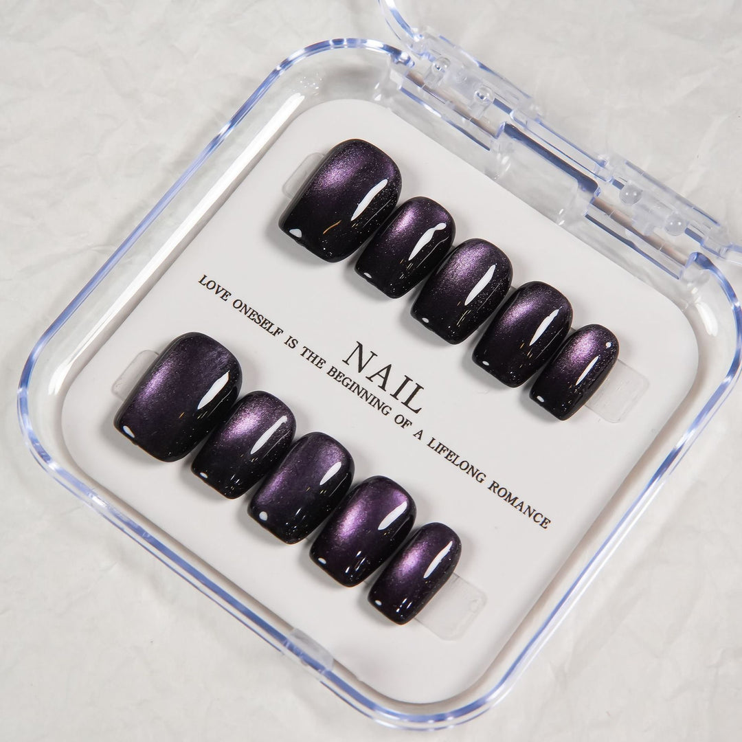 Premium Glänzendes Press-On Nagel Set