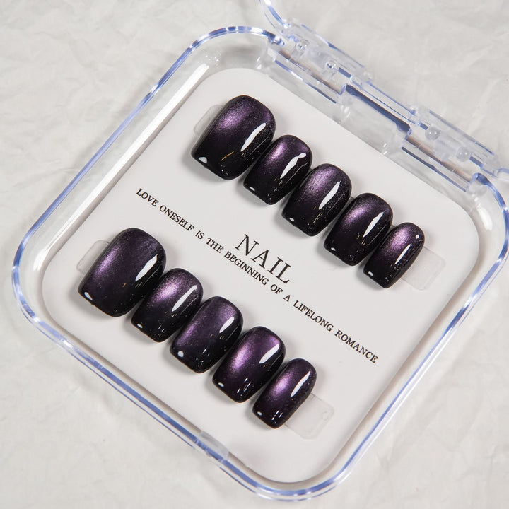 Premium Glänzendes Press-On Nagel Set