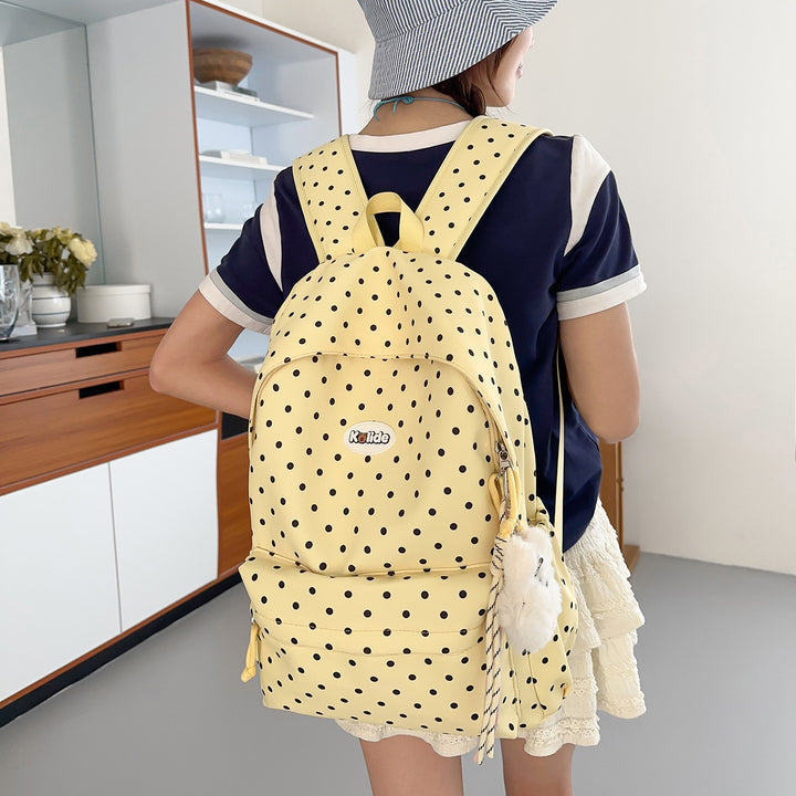 Stilvolle Punktmuster Leichte Rucksack Karnz