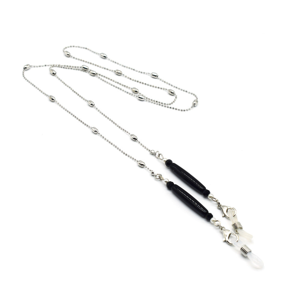 Minimalistische Perlenbrillen Kette Karnz