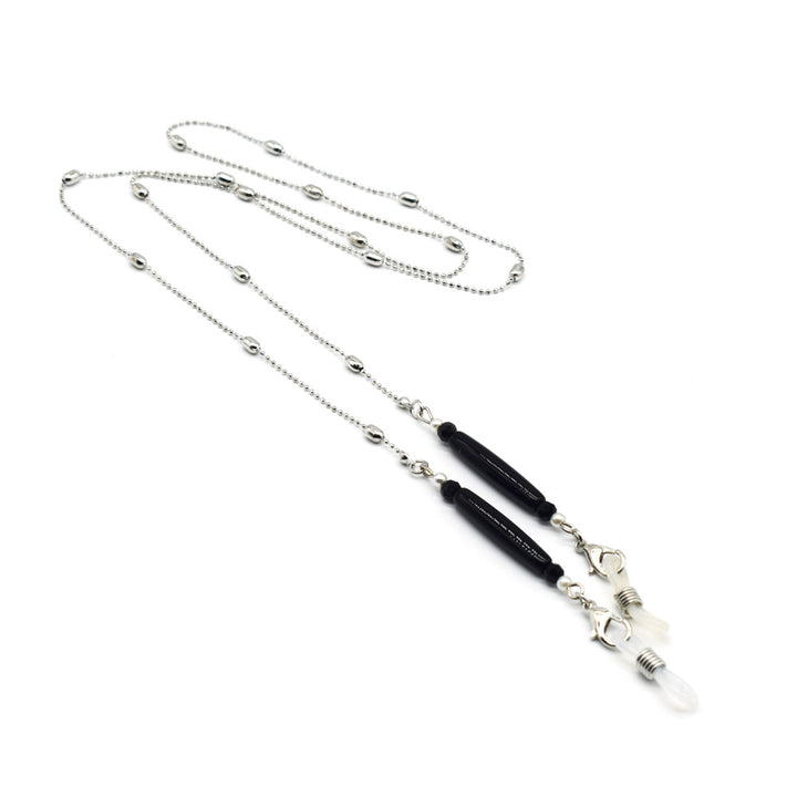 Minimalistische Perlenbrillen Kette Karnz