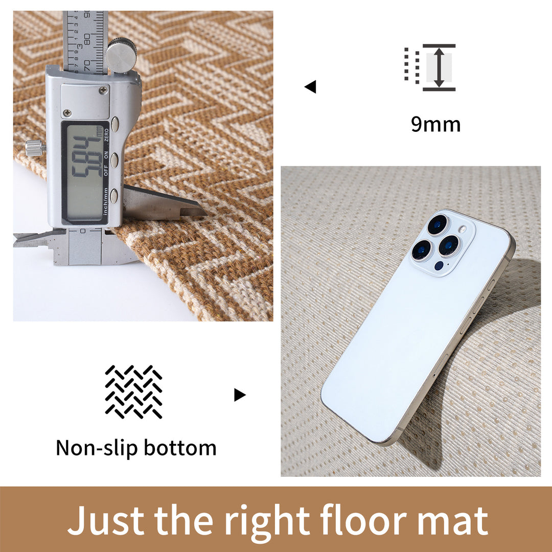Geometrisch gemusterter Teppich