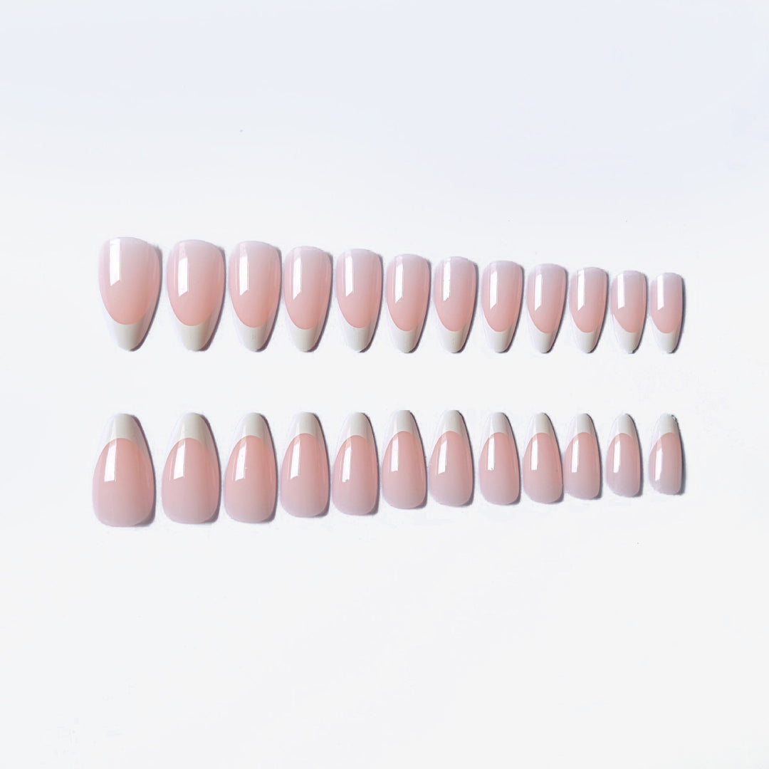 Elegantes Französisch Spitz Acryl Nagel Kunst Set  1790958235