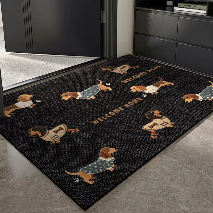 Hundethemen Willkommensmatte