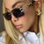 Damen elegante quadratische Sonnenbrille mit hochwertigem Holzrahmen Karnz