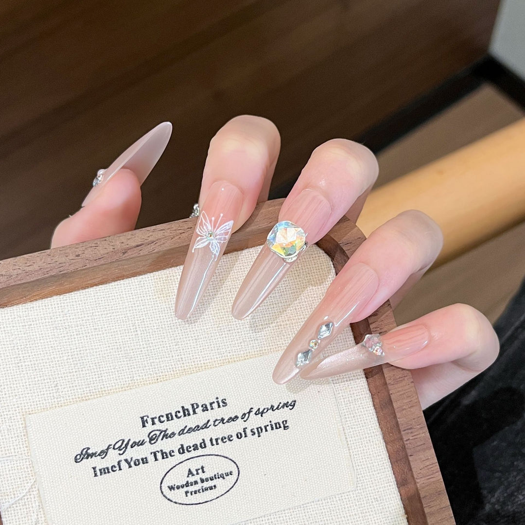 Premium Dekorative Press-On Nagelerweiterungen Karnz 1787316116