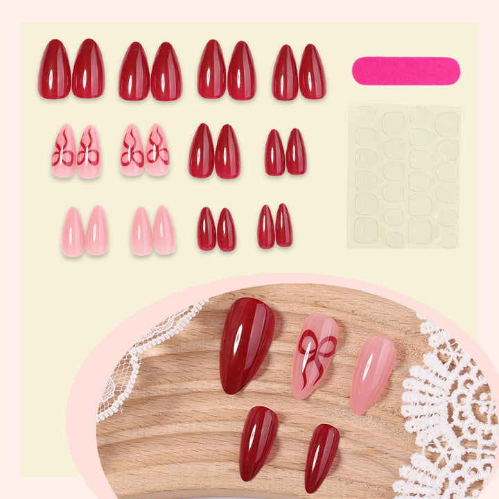 Künstlerisches Press-On Nail Kit Karnz