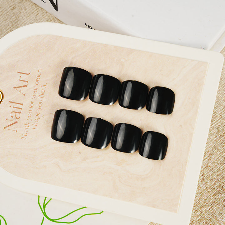 Premium Matte Finish Press-On Fußnägel Karnz