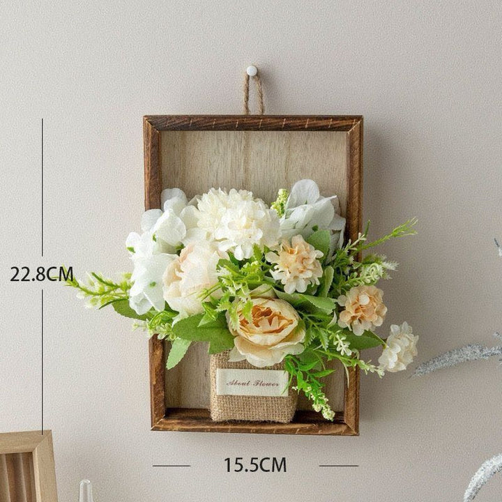 Dekorative Wandmontierte Blumenarrangements
