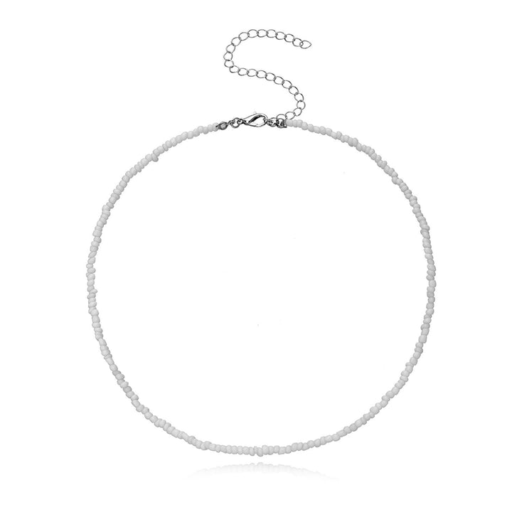 Buntes Perlen-Choker-Halsband Karnz