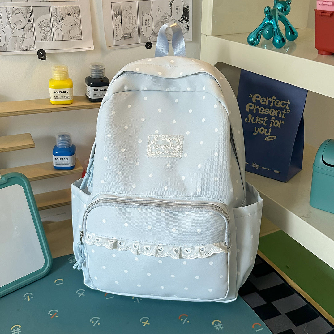 Polka Dot Dekorative Rucksack Karnz