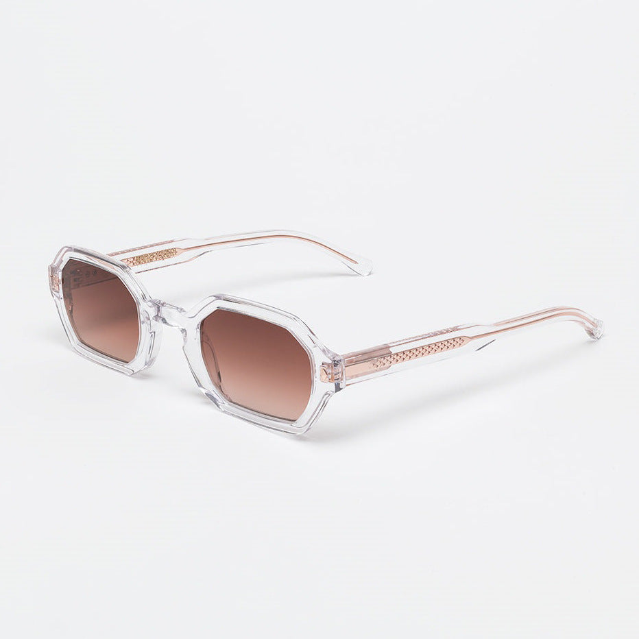 Damen stylische Sonnenbrille mit hochwertigem achteckigen Rahmen Karnz