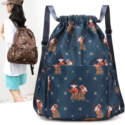 Fun Cartoon Print Drawstring Rucksack Karnz