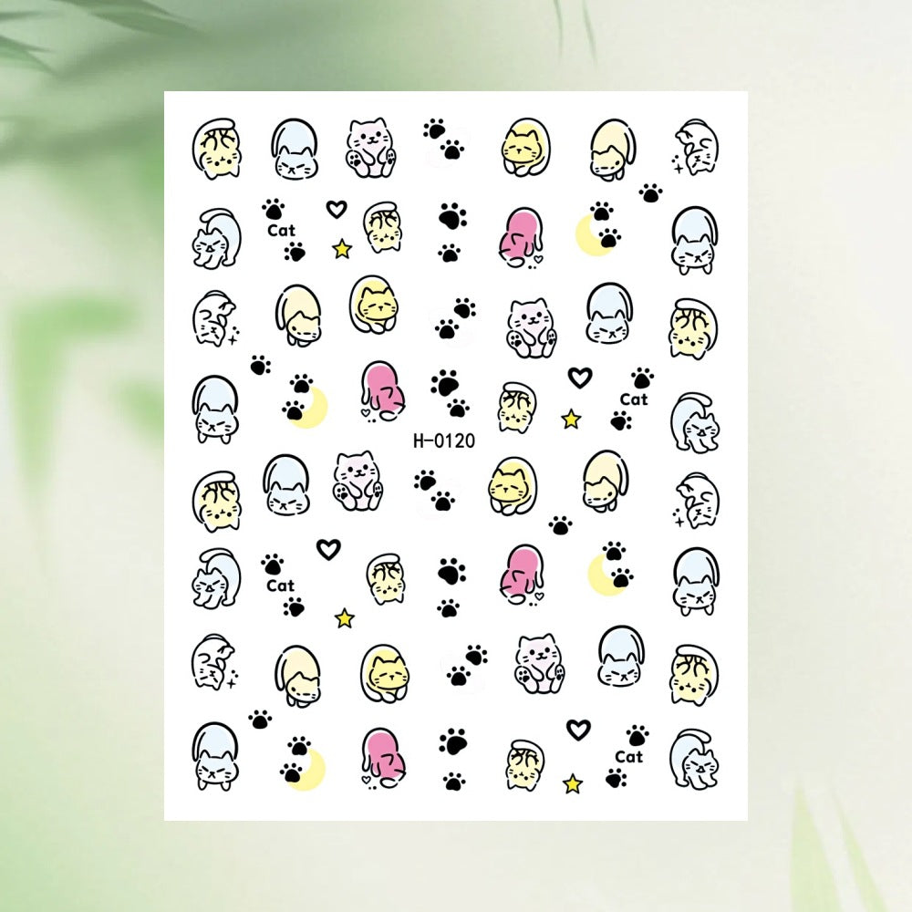 Tropisches Obst-Themen-Nagelkunst-Aufkleber-Set