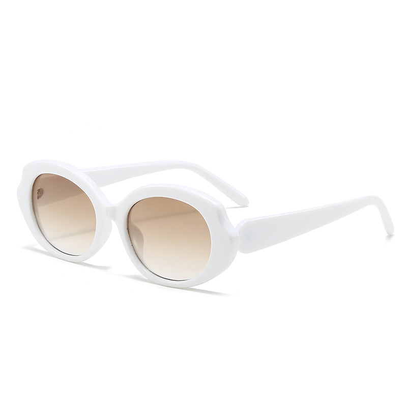 Damen modische runde Designer-Sonnenbrille Karnz