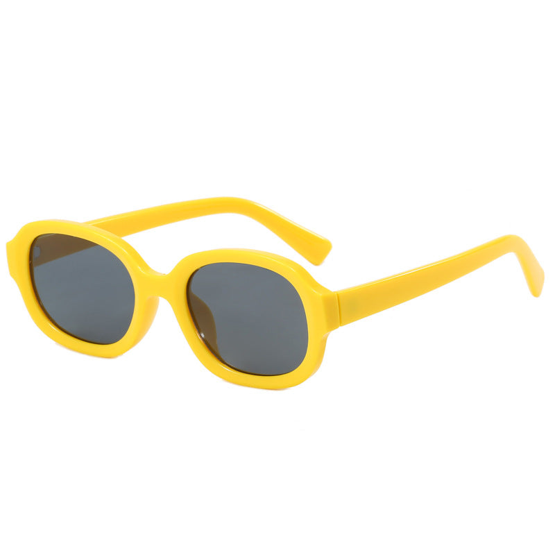 Damen modische Geometrische Sonnenbrille mit UV-Schutz Karnz