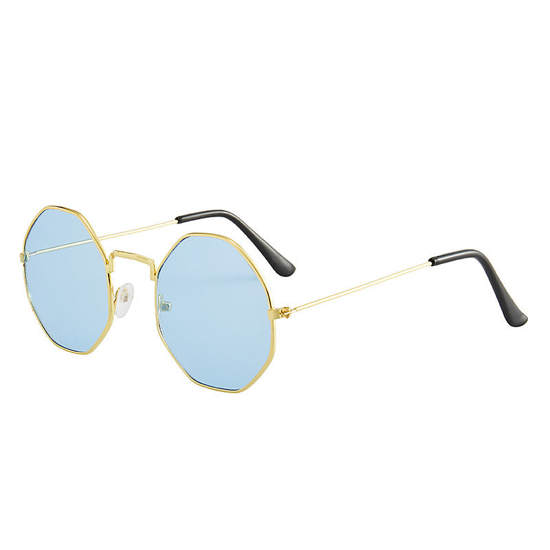 Damen ausgefallene achteckige Sonnenbrille Karnz