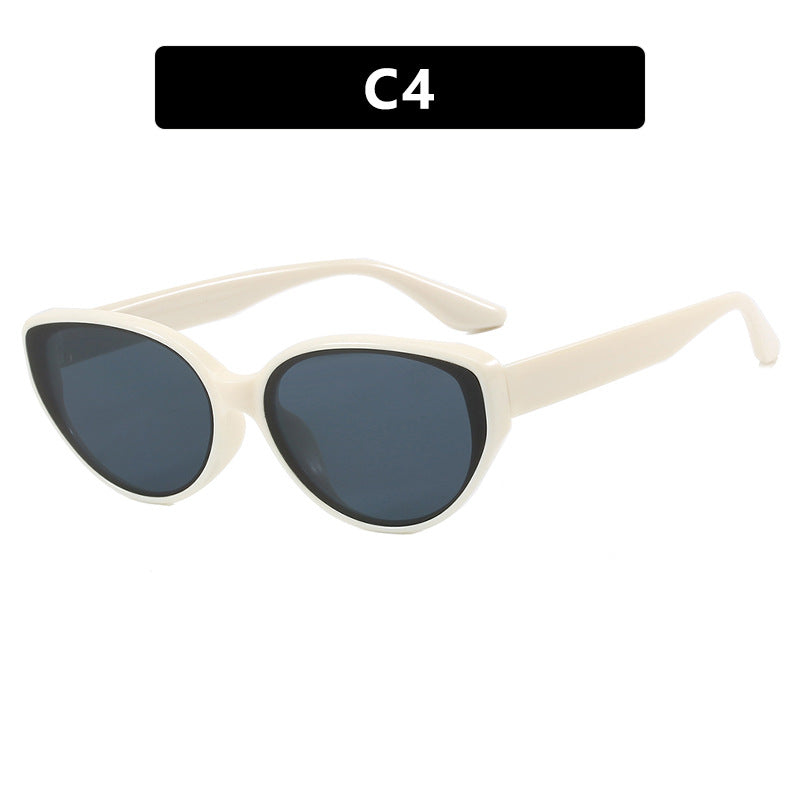 Damen modische Sonnenbrille mit einzigartiger Katzenaugenform Karnz