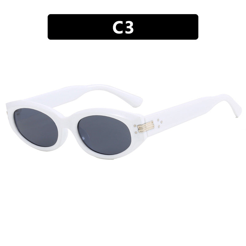 Damen modische Sonnenbrille im eleganten Retro-Stil Karnz