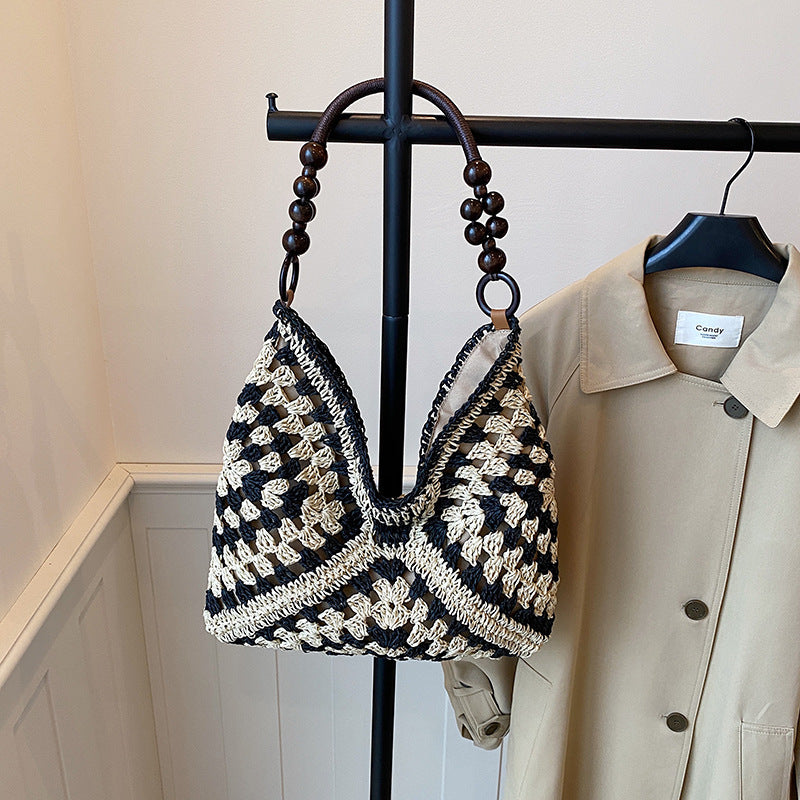 WoChic Boho Häkelhandtasche Karnz