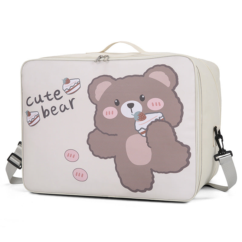 Niedlicher Cartoon-Bär-Print Reise-Organizer