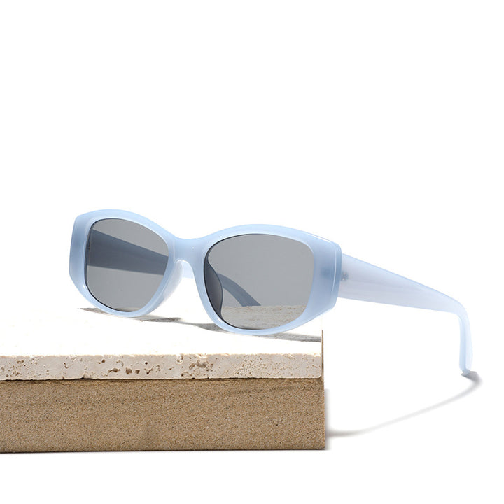 Damen modische Katzenaugen-Sonnenbrille mit holografischem Design Karnz