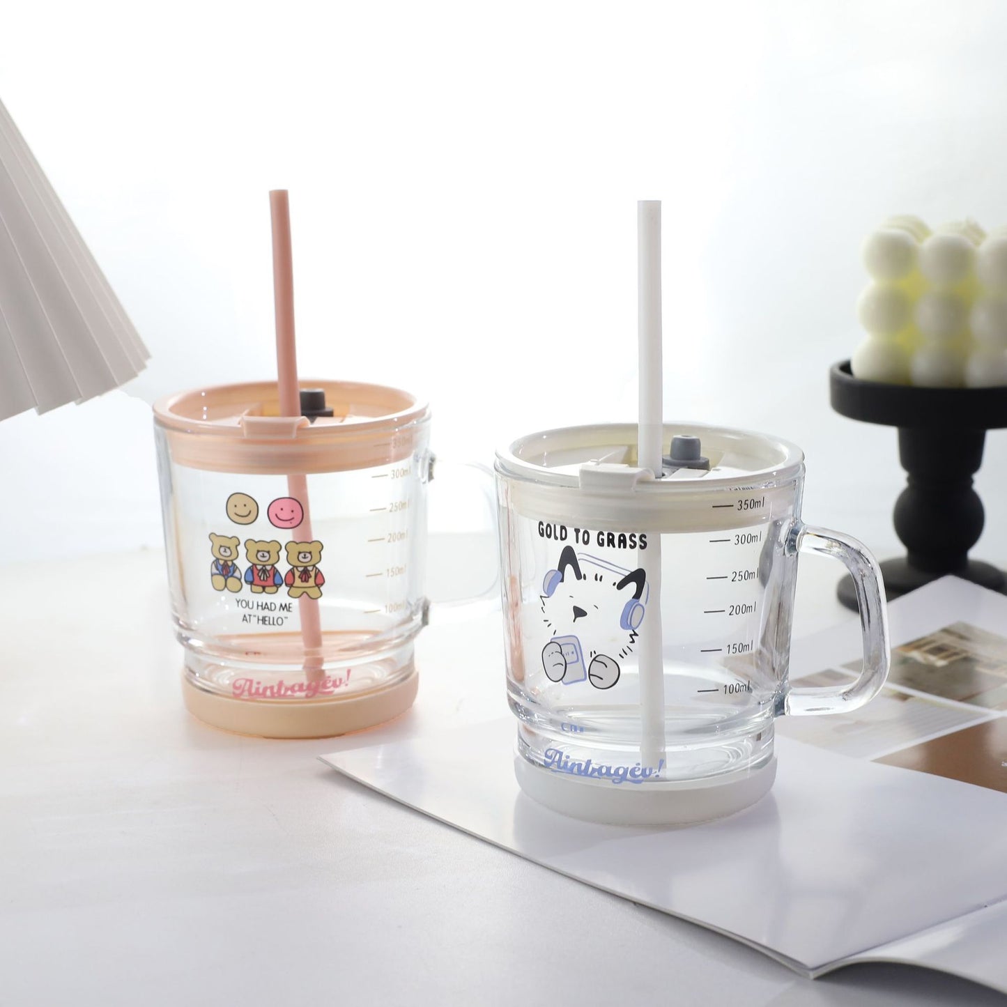 Damen kreativer Trinkbecher mit besonderem Motiv Karnz