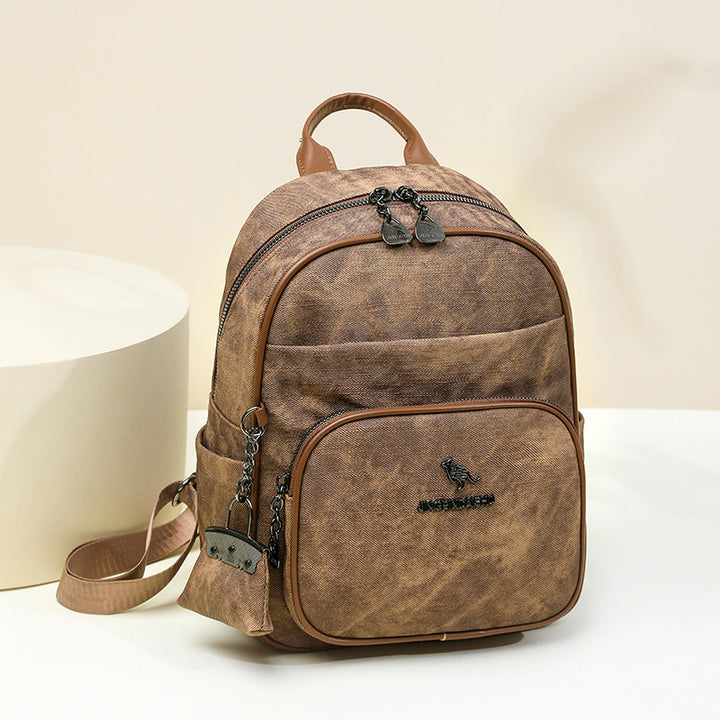 Vintage Leder Rucksack Karnz