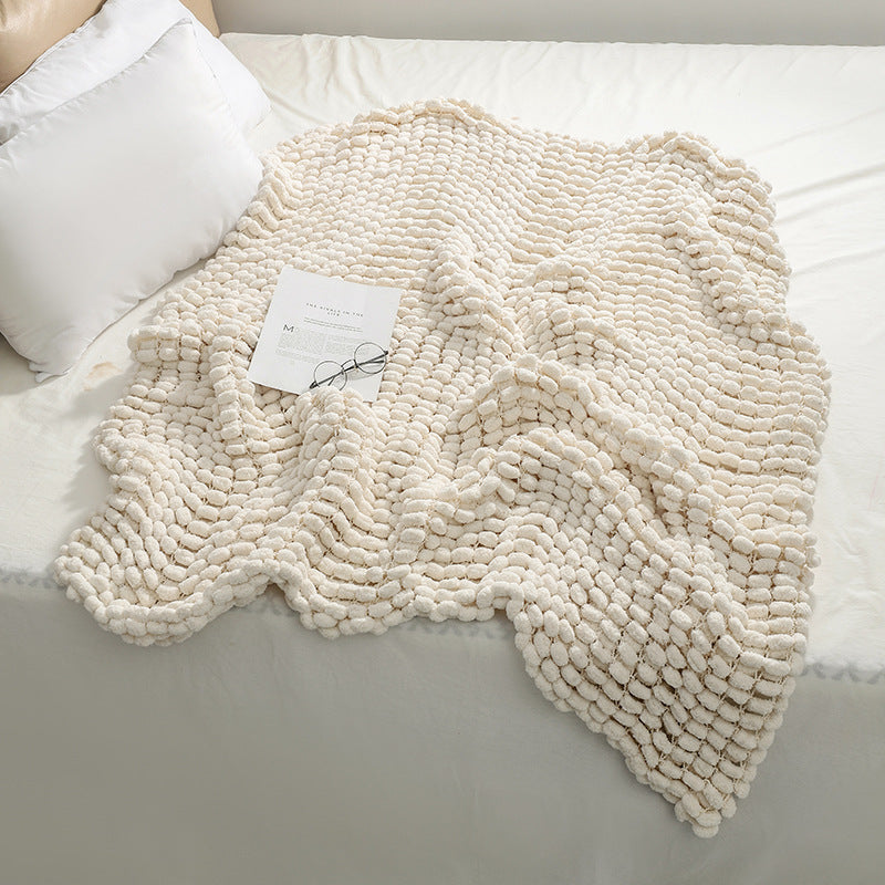 Gemütliche Chenille-Decke