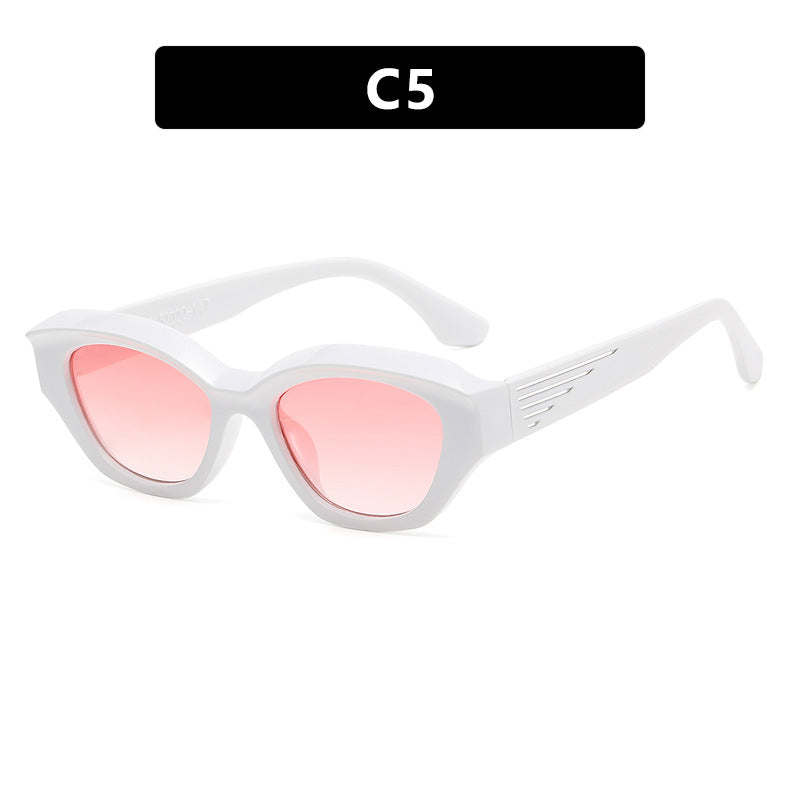 Damen Cat-Eye Sonnenbrille mit markantem Rahmen und UV-Schutz Karnz