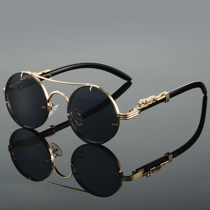 Vintage-inspirierte Drachenrahmen Sonnenbrille Karnz
