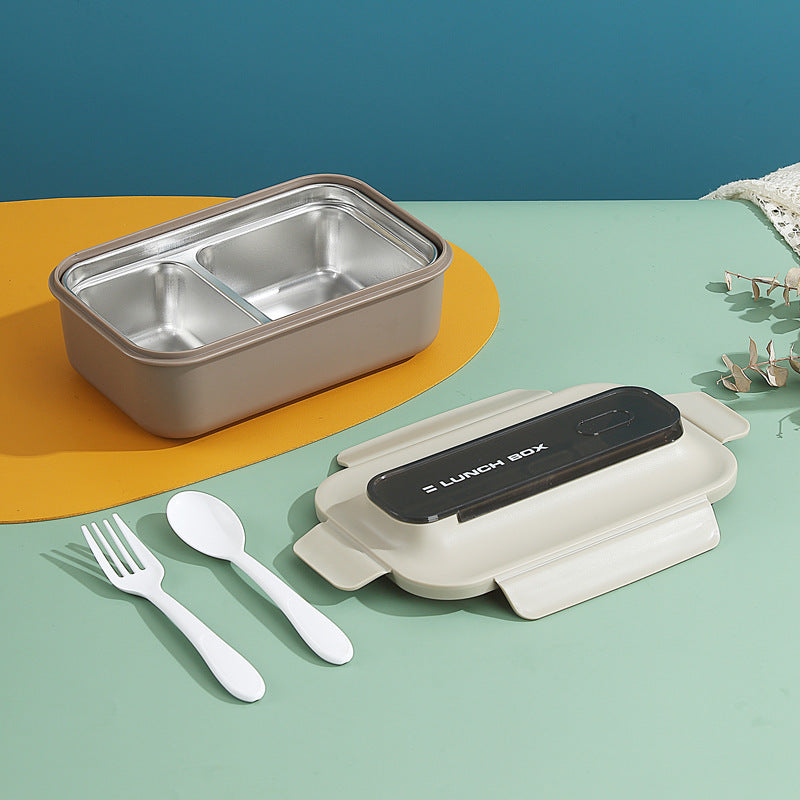 Vielseitige Auslaufsichere Bento Lunchbox mit Eingebautem Besteckset